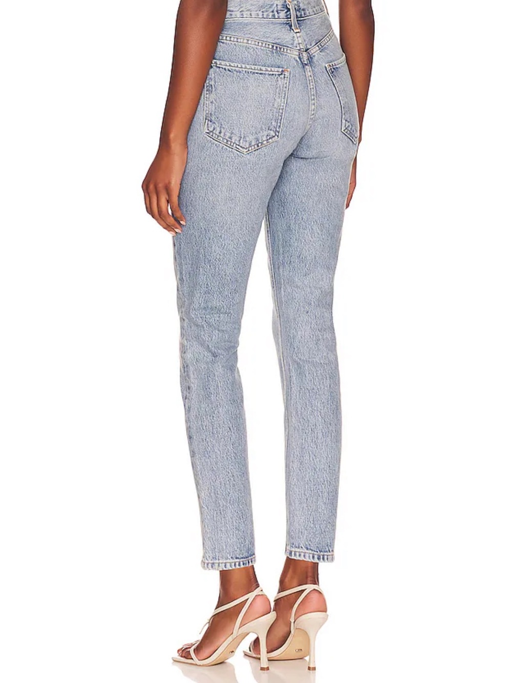 Agolde Riley High Rise Straight Crop Jeans - Picture 3 of 9